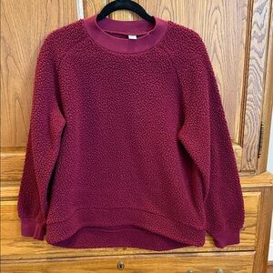 Old Navy Maroon fleece Crew Neck